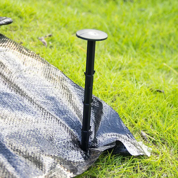 50PC 4.5inch Plastic Lawn Turf Spikes, Groundsheet Fixing Spikes, Outdoor Turf Fixing Spikes, Windproof And Durable - view 2