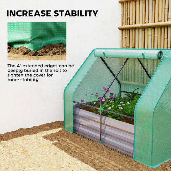 Garden Bed With Mini Greenhouse - view 4
