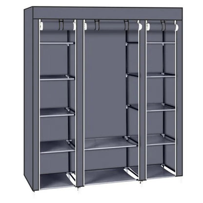 69 Portable Clothes Closet Wardrobe Storage Organizer With Non - view 4