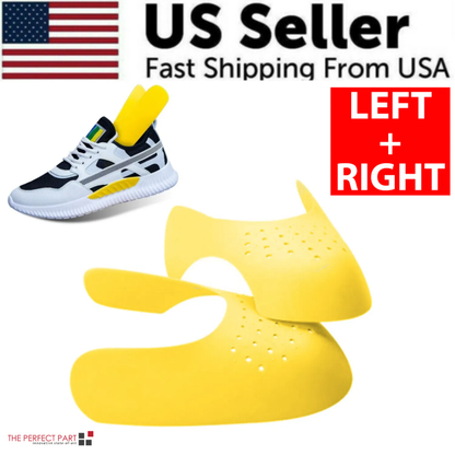 Pair Sneaker Shoe Anti Crease Protector Decreaser Toe Force Creasing Shoes Cover - view 2