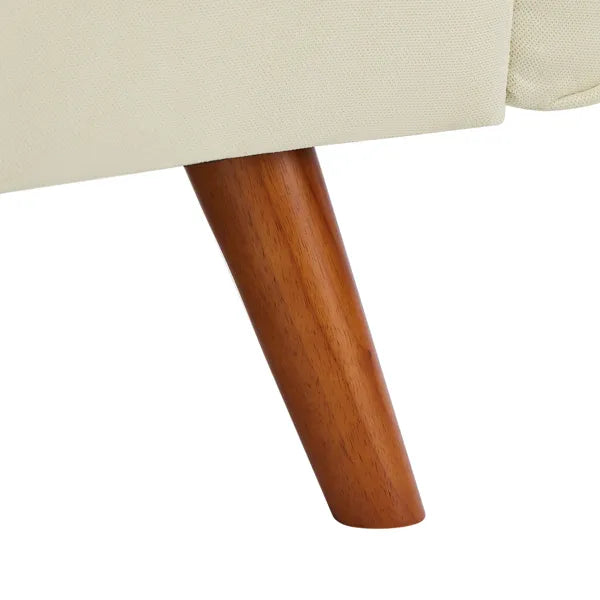 New Design Linen Sofa Furniture Adjustable Backrest Easily Assembled Reclinerst-BEIGE - view 4