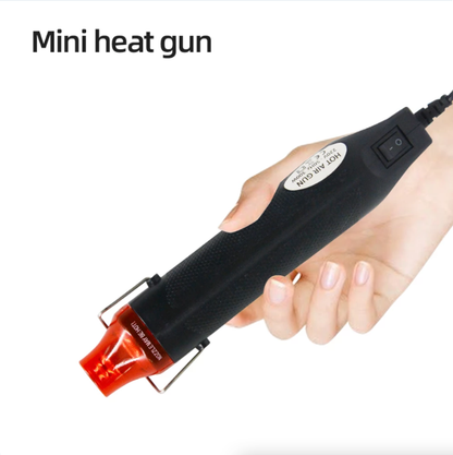 Mini Heat Gun DIY Electric Nozzles Tool Hot Air Gun Embossing Drying Paint USA - view 6