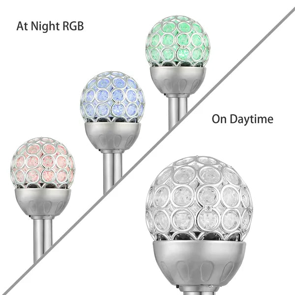 Solarek 3 Pcs Outdoor Solar Lights IP44 Waterproof Ball RGB Light Garden Decor Lamp Landscape Christmas - view 10