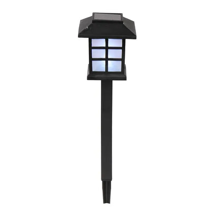 8pcs White LED Solar Lantern Torch Light Garden Landscape Lighting - view 4