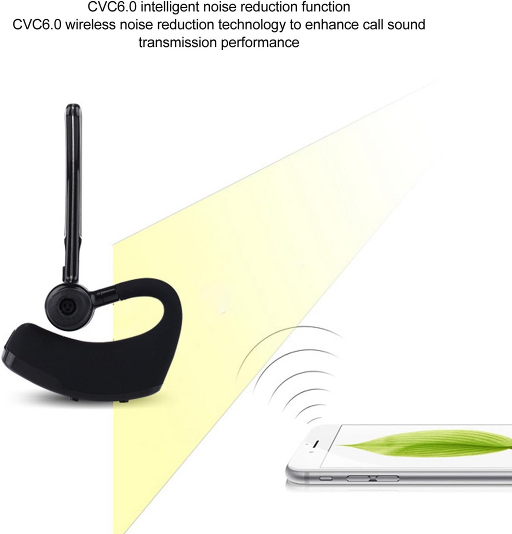 Audífono Bluetooth con cancelación de ruido
