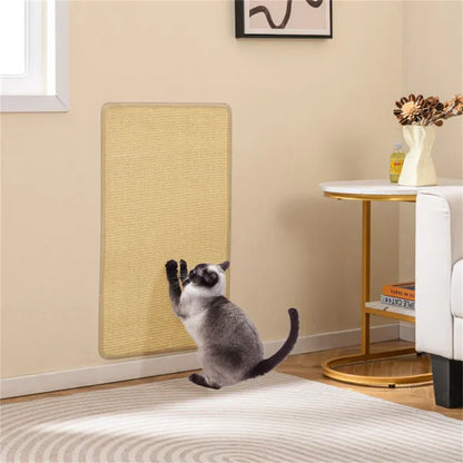 4-Pack 32" x20" Natural Sisal Cat Scratching Mats, Multifunctional Resting & Play Pads For Multi-Cat Households - view 5