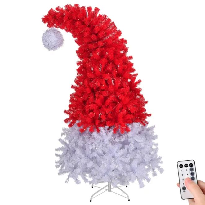 6 FT Santa Hat Style Pre-lit Christmas Tree - view 3