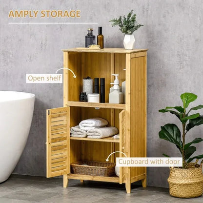 Bathroom Floor Cabinet Natural - view 3