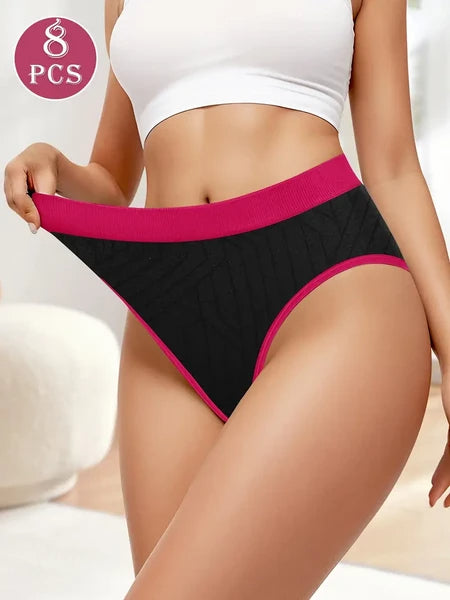 5 Colors Pack Women's Panties Bikini Sexy Underwear Nylon Seamless Knickers Women's Breathable Panties - view 8