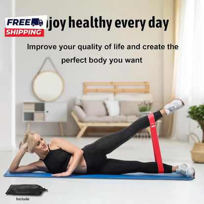 2 PackSet of 5 Resistance Exercise Loop Bands Fitness Yoga Resistance Band TPE Colorful - view 6