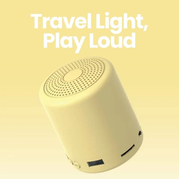 Mini Wireless Speaker - Yellow - view 4