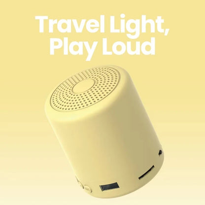 Mini Wireless Speaker - Yellow - view 4