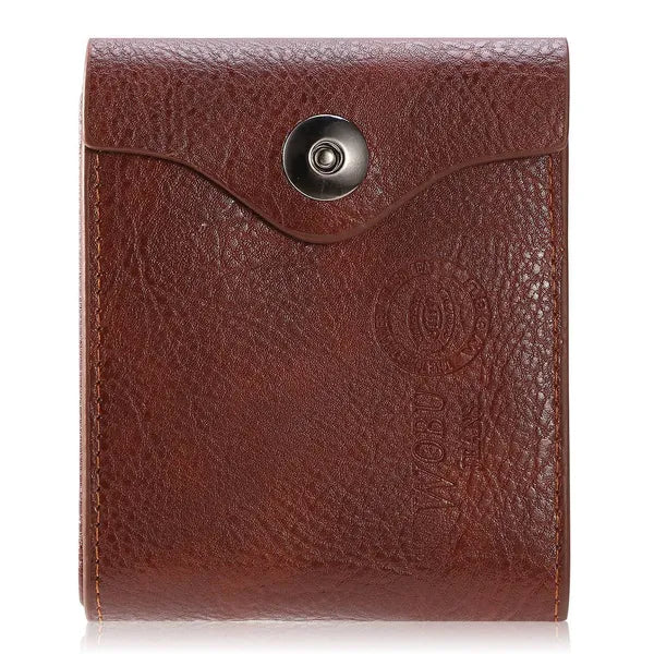 Men's Wallet PU Leather Bifold Purse Slim RFID Blocking Card Holder Cases W / 2 ID Window Coin Pocket - view 2