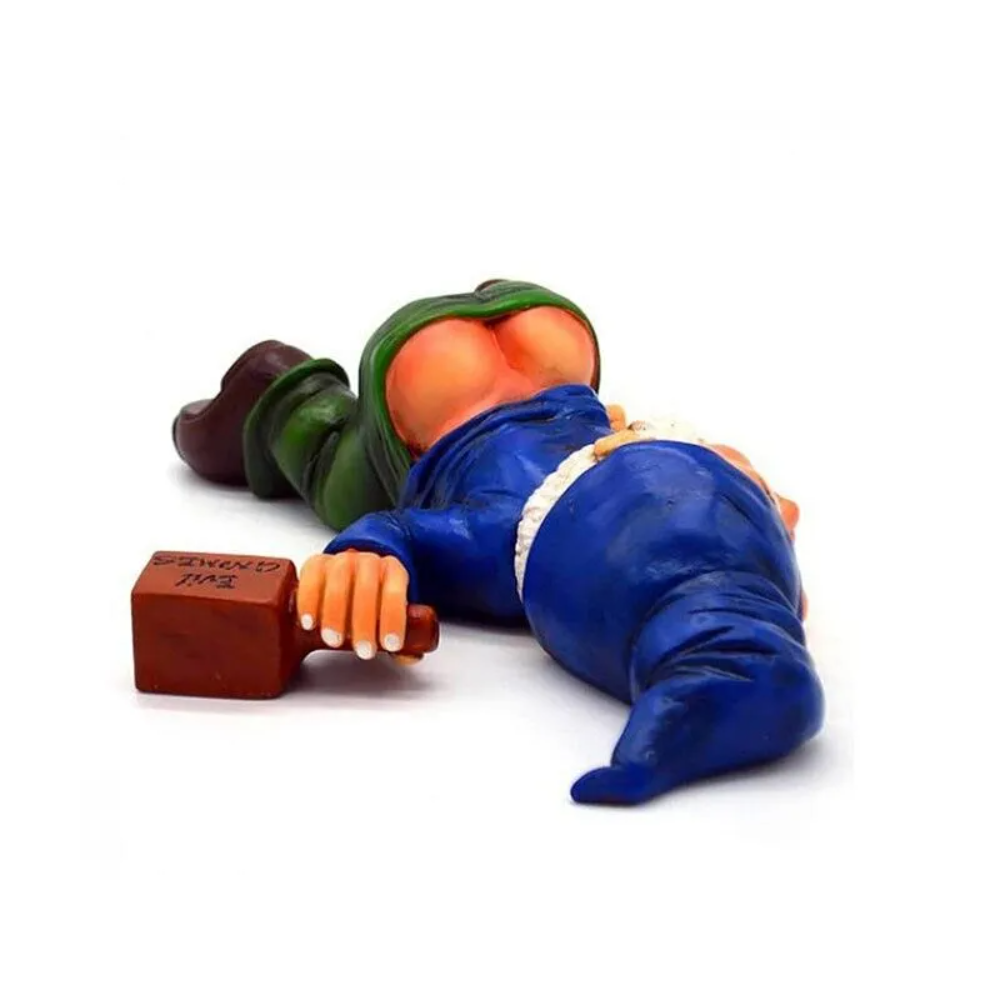 Drunk Garden Gnome Decoration Drunken Ornament Decor Yard Patio Lawn US - view 5
