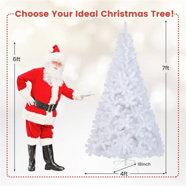 7 Feet White Christmas Tree - view 3