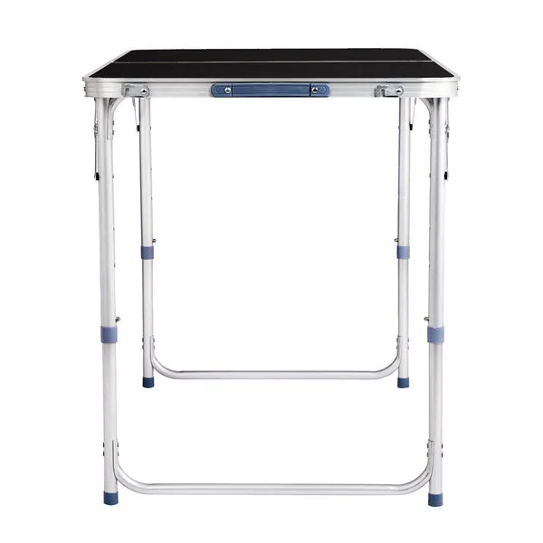 4Ft Portable Multipurpose Folding Table Black - view 2
