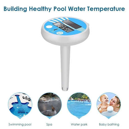 Digital Solar Powered Outdoor Floating Waterproof Rainproof Pool SPA Thermometer - view 8