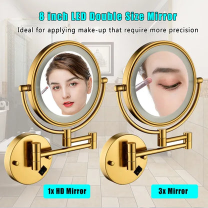 360 Degree Rotation Waterproof Button Shaving Mirror - view 4