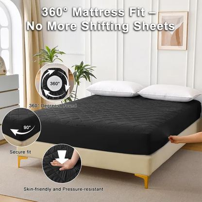 Diamond Grid Ultrasonic Waterproof Mattress Protector - view 6