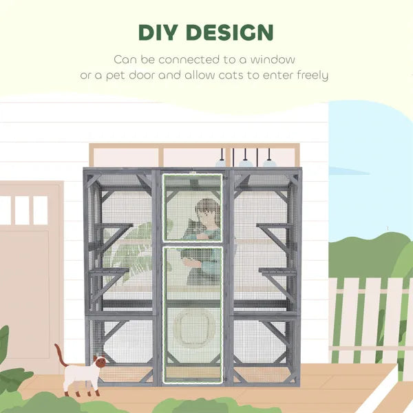 Cat Cage, pet Cage - view 3