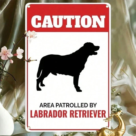 Vintage Labrador Retriever Metal Sign, Plaque, Waterproof Aluminum Rustic Wall Art, Wall Art