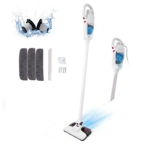 Lightweight Stick Vacuum Cleaner, Unique Vacuum And Mop Combo 3 Dust Filters Microfiber Pads