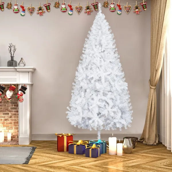 8ft Flocking Tied Light 1349 Branches Christmas Tree - view 6