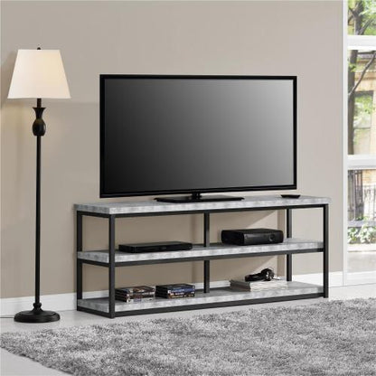 Ashlar TV Stand For TVs Up To, Light Concrete