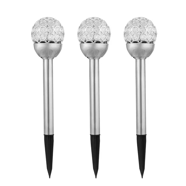 Solarek 3 Pcs Outdoor Solar Lights IP44 Waterproof Ball RGB Light Garden Decor Lamp Landscape Christmas - view 4
