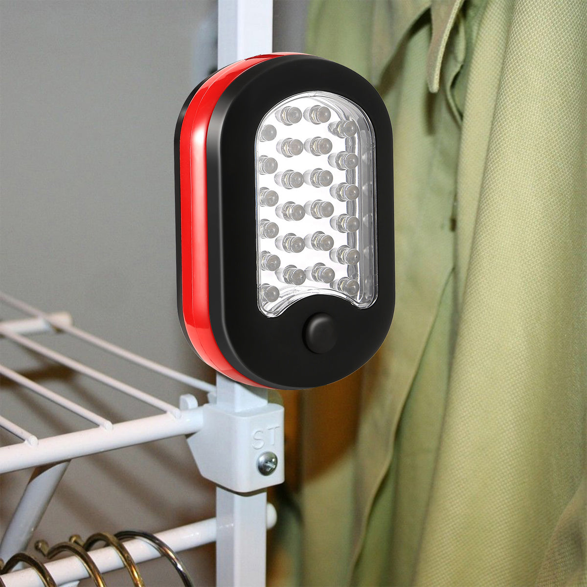1Pc Magnetic LED Work Light With Hook Compact Flashlight For Camping Hiking Emergency - view 5