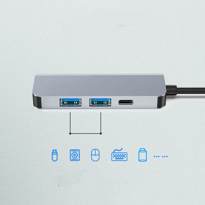 New Type-C Docking Station USB C Hub PD Fast Charging Four In One Hub 4K - view 4