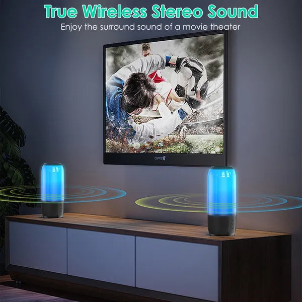 Wireless Portable Speaker Loud Stereo Speaker With Color Changing Light Radio Party TWS Speaker For Home Outdoor - view 5