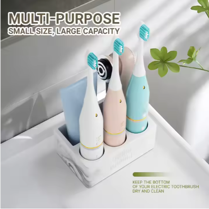 Toothpaste Holder Bathroom Counter Organizer For Electric Toothbrushes For Home Hotel - view 2