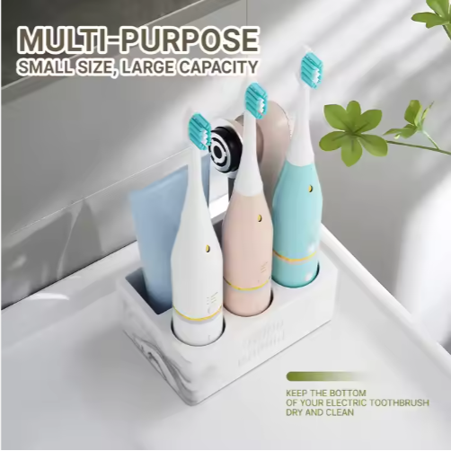 Toothpaste Holder Bathroom Counter Organizer For Electric Toothbrushes For Home Hotel - view 2