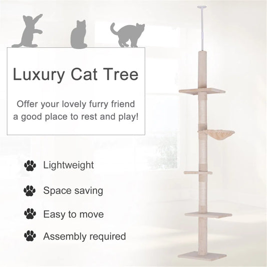 Wooden Cat House/Cat Trees / Cat Climbing Tower - view 2