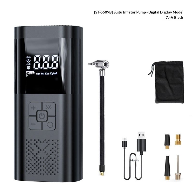 Electric Air Pump Tire Inflator Portable Inflator - view 8