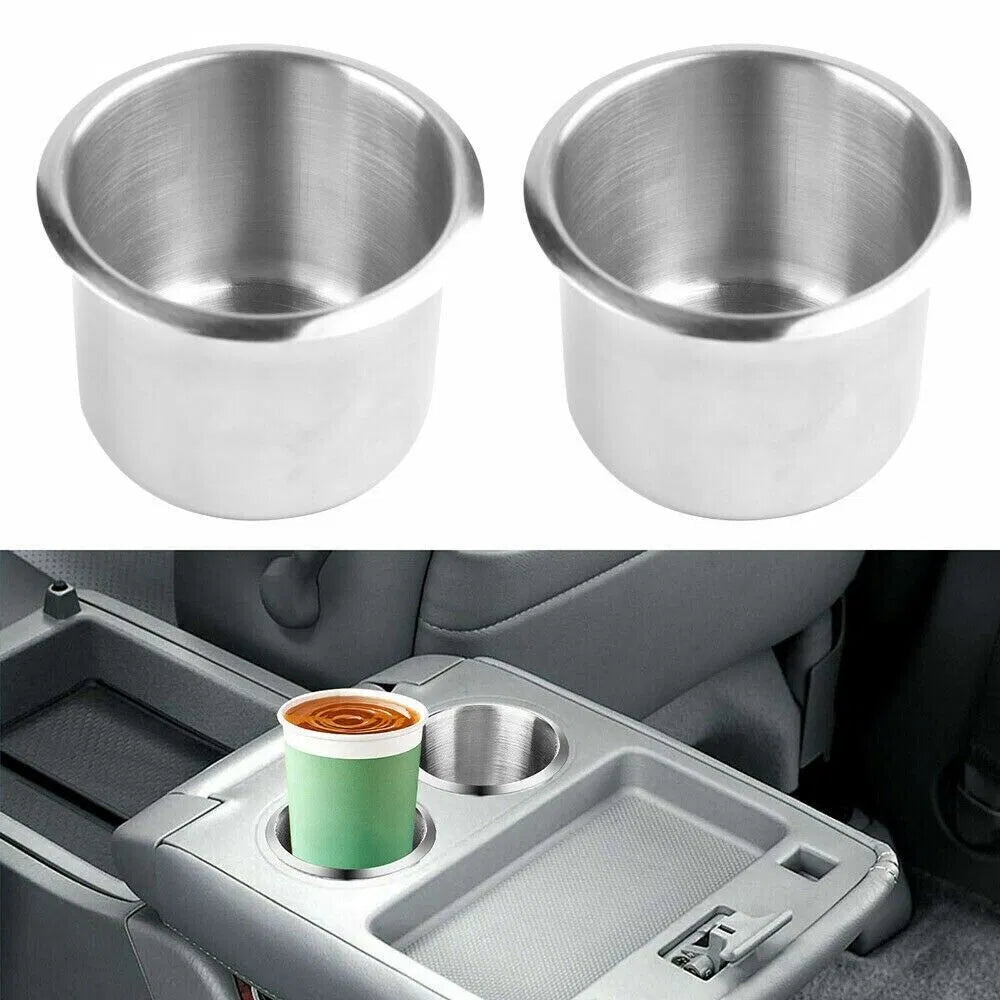 Universal Stainless Steel Cup Drink Holders for Car Boat Truck Marine Camper RV - view 4