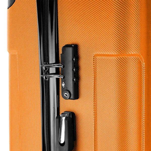 3-in-1 Portable ABS Trolley Case 20inch 24inch 28inch Orange - view 6