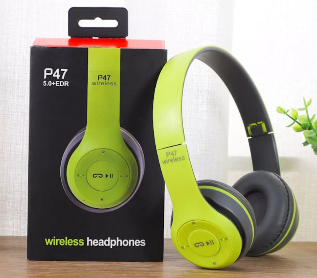 Audífonos Bluetooth over-ear con radio FM