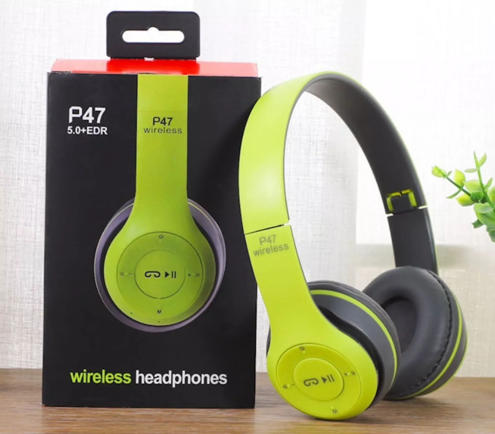 Audífonos Bluetooth over-ear con radio FM