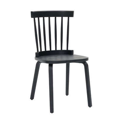Windsor Dining Chairs Set Of 2,Wood Farmhouse Spindle Back, Widen Seat, Mid-Century Modern French Country Style - view 4