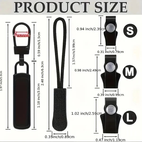 36 Zipper Repair Kit, Quick Installation Of Zipper Head, Removable Replacement Zipper Top, Exchange Plastic Zipper Pull - view 2