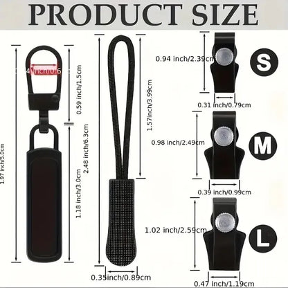 36 Zipper Repair Kit, Quick Installation Of Zipper Head, Removable Replacement Zipper Top, Exchange Plastic Zipper Pull - view 2