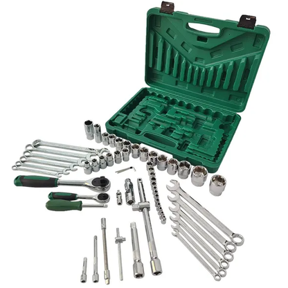 61-Piece Mechanics Tool Set, Socket Tool Set - Including Ratchet Set Metric Drive Socket Wrenches Set - view 4