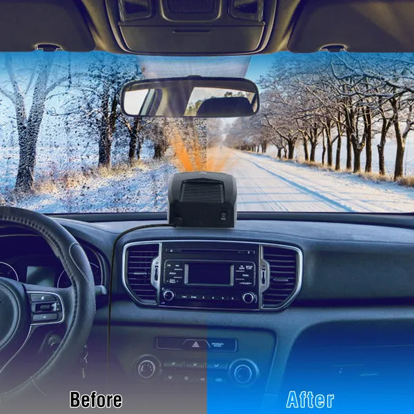 Portable Car Heater Heating Fan 2 In 1 Defroster Defogger Demister Windshield Heater Automotive Cooling Fan - view 3