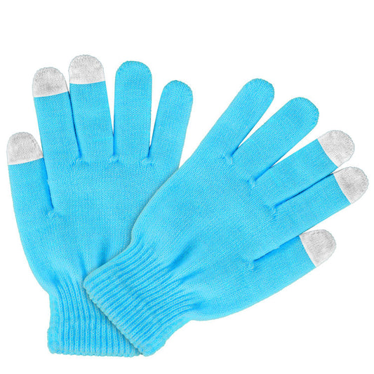 3 Color Options -- 1 Pair Unisex Winter Knit Gloves Touchscreen Outdoor Windproof Cycling Skiing Warm Gloves - view 2