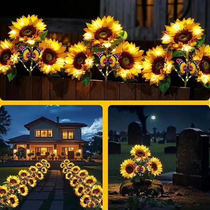 Solar LED Sunflower Garden Lights - view 6