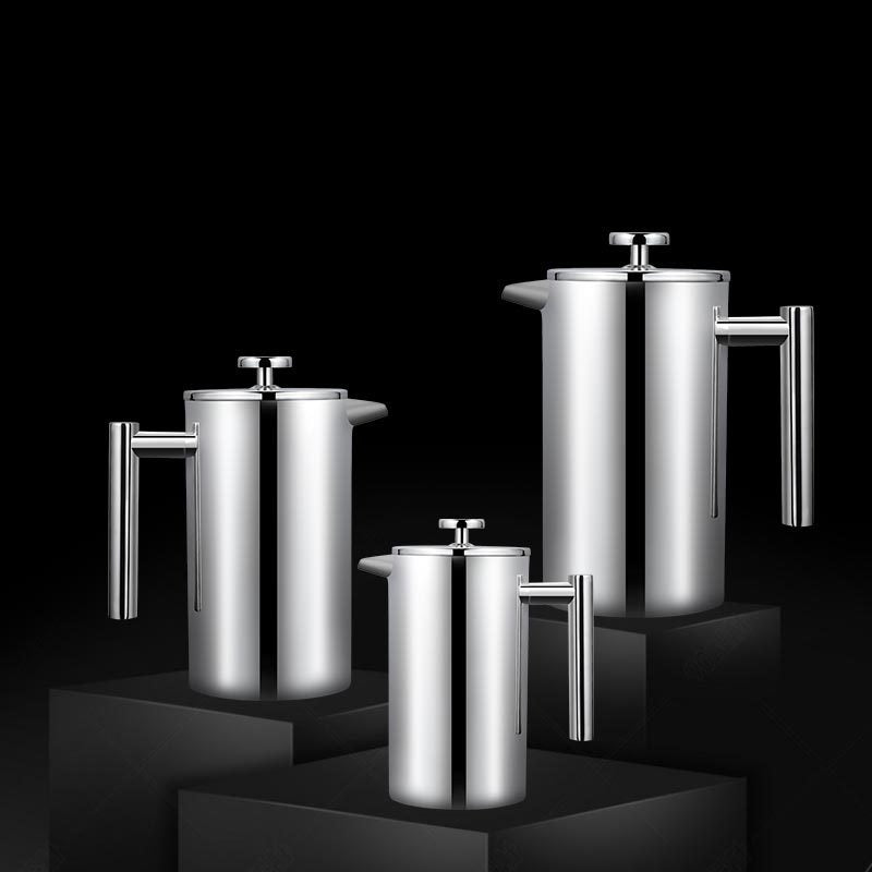 French Press Double-layer Stainless Steel - view 5