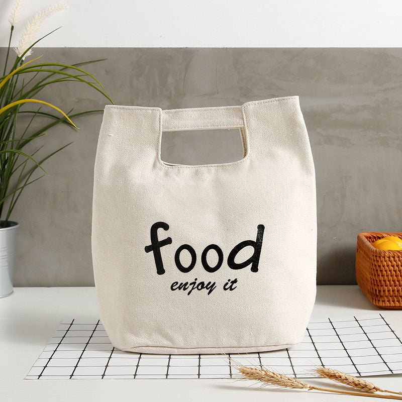 Canvas Lunch Box Bag Lunch Tote - view 8