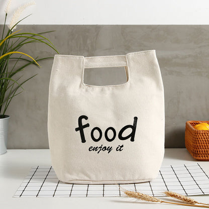Canvas Lunch Box Bag Lunch Tote - view 8